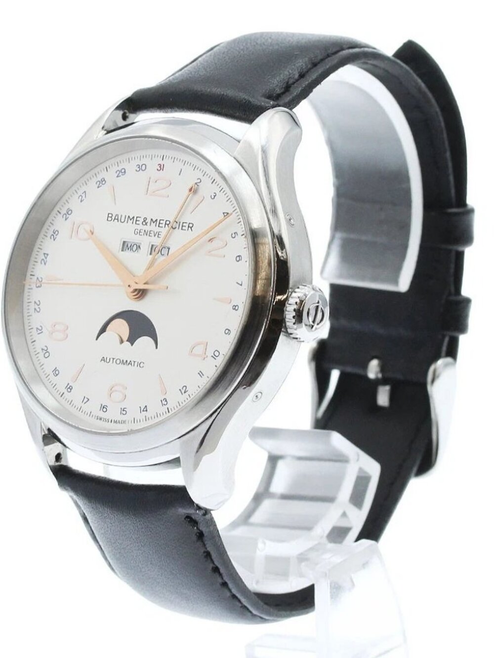 Baume & Mercier Clifton moon phase 65718 Triple calendar Automatic Men's_963262